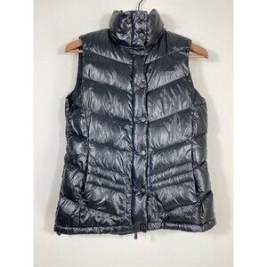 The North Face 700 Black Puffer Vest | Women’s Small | Shiny Quilted